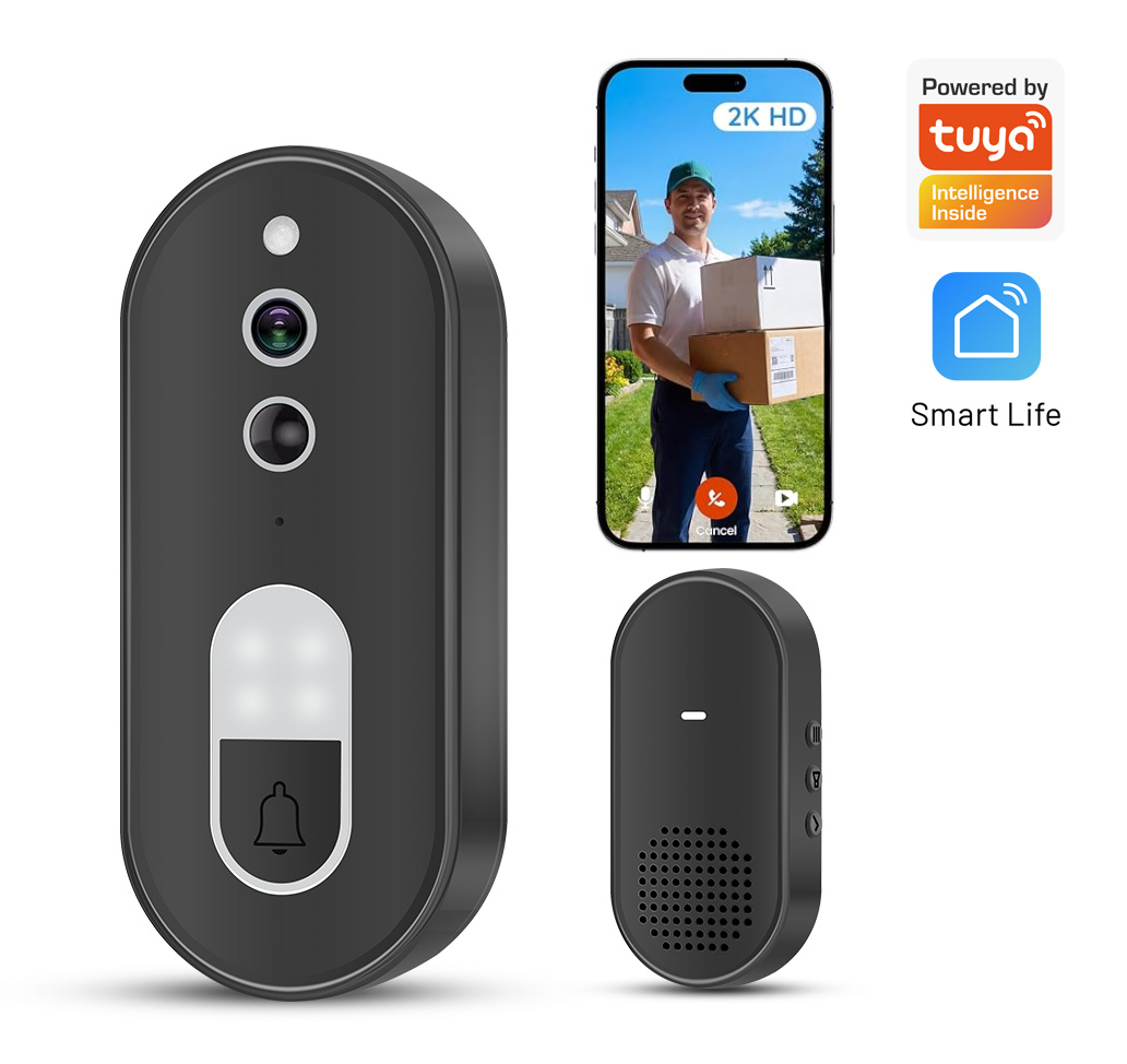 Smart Home Video Doorphone Ezviz - Campanello Video WiFi Wireless Tuya 1080P