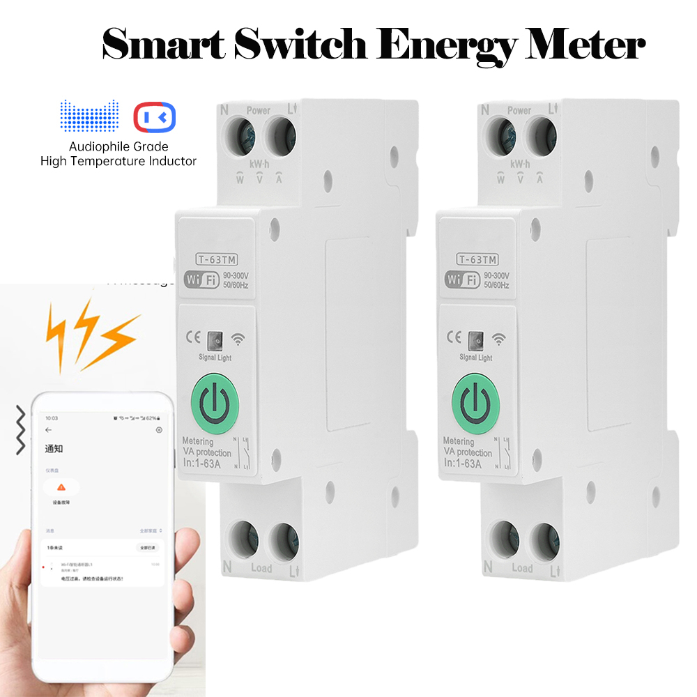 Smart Home Energy App - Interruttore automatico intelligente WIFI con misurazione