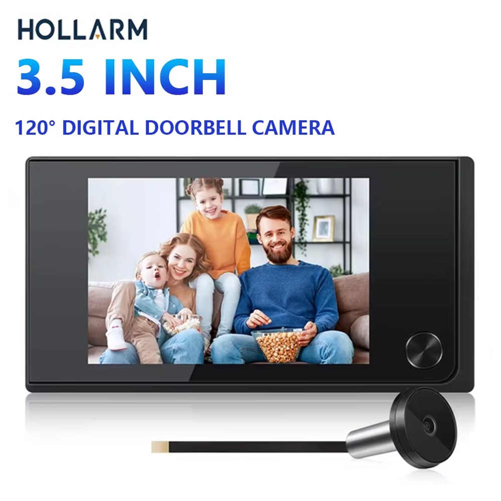 Smart Home Outdoor Camera - Hollarm Telecamera per campanello wireless da