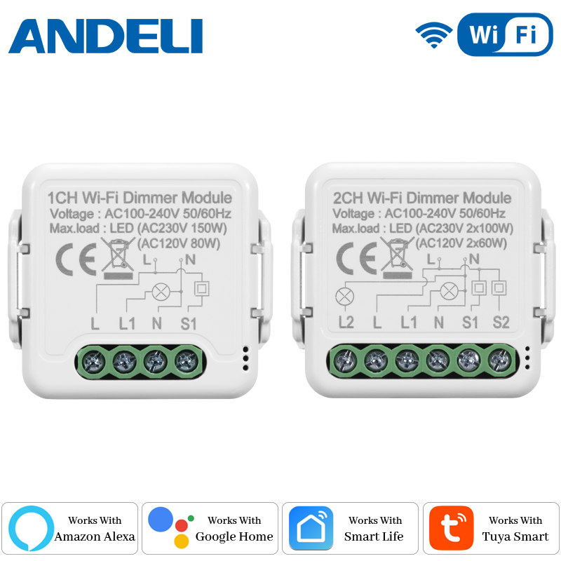 Tuya Wifi Socket - Modulo Interruttore Dimmer Smart WiFi Fai-da-te,