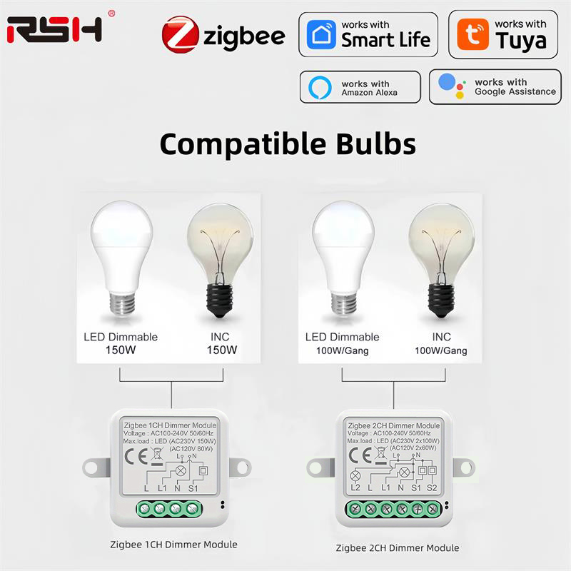 Smart Home Hub 2 - Il modulo interruttore dimmer intelligente Tuya