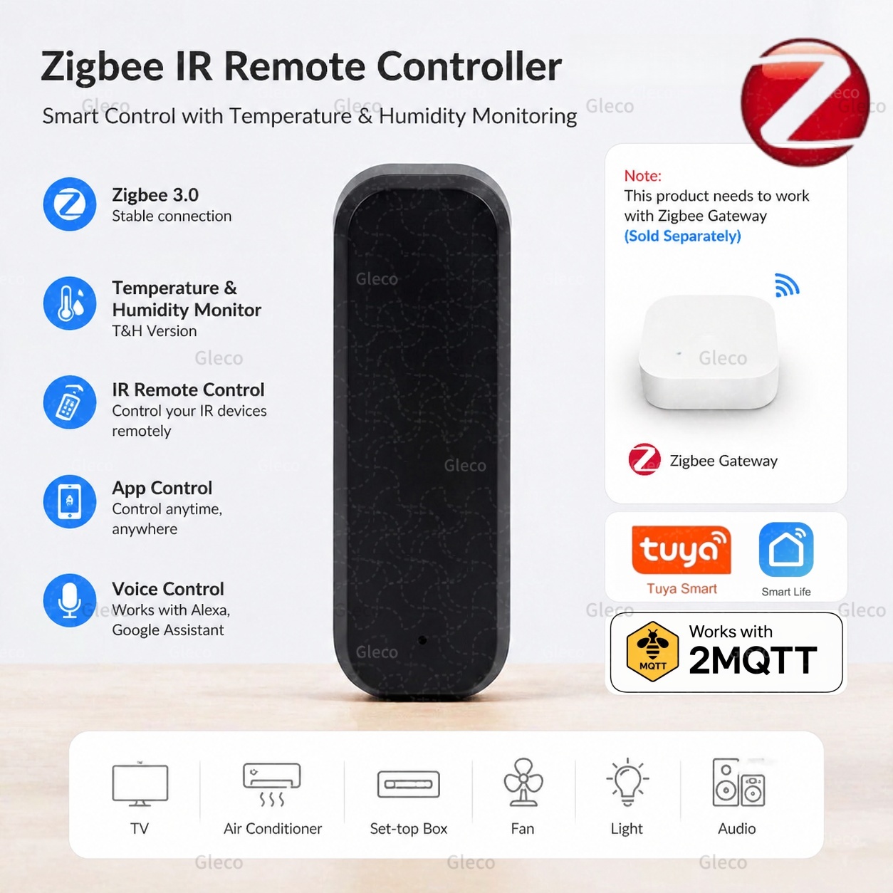 Smart Ir Remote Controller - Telecomando IR Intelligente Zigbee, Controllo Remoto