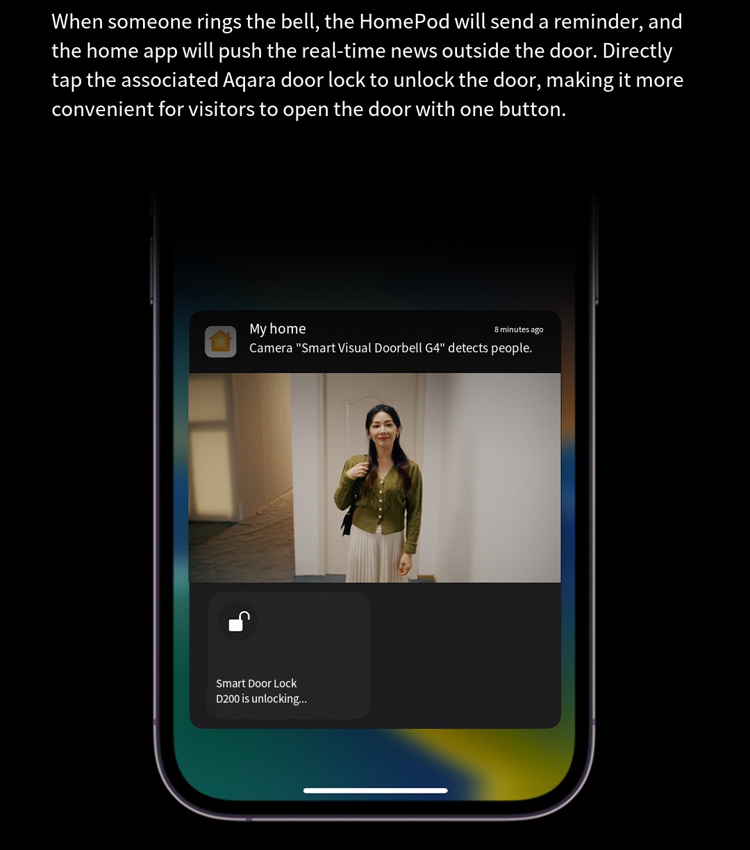 Smart Home Apple - Campanello Video Aqara G4 1080P HD