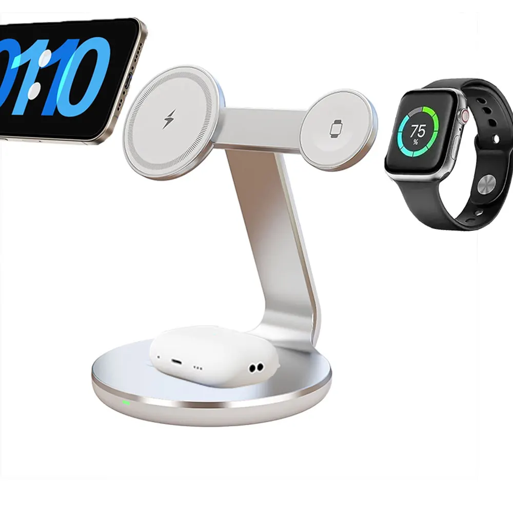 Smart Home Apple - Supporto di ricarica wireless 3 in