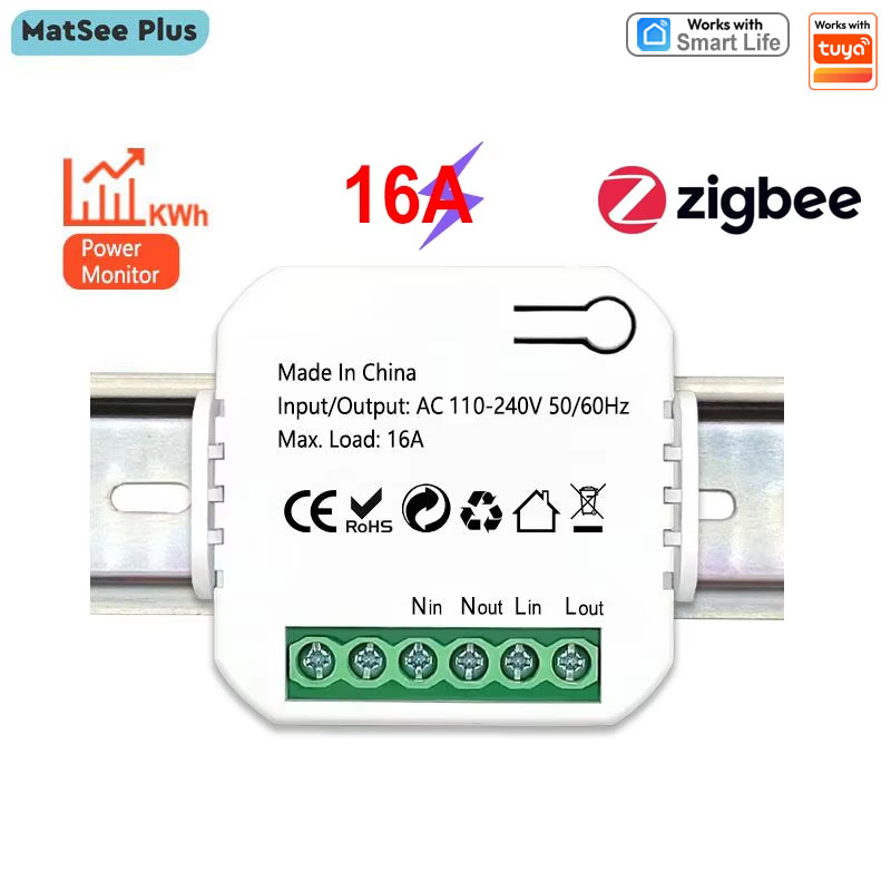 Smart Home Plus - Tuya Smart ZigBee Contatore di Elettricità