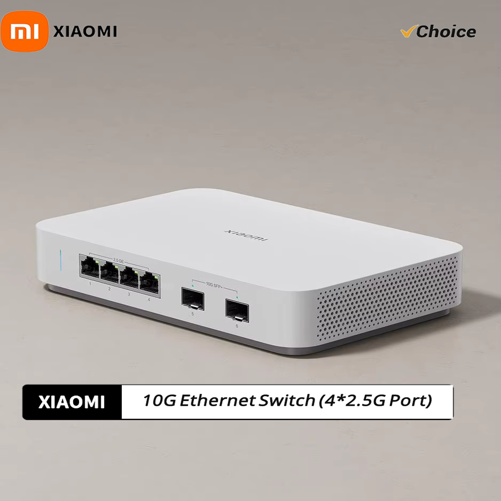 Smart Home Hub 2 - NUOVO Switch Ethernet Xiaomi 10G 4×2.5G+2×10GMbps