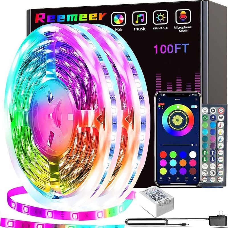 Smart Home Living Room - Strisce LED Intelligenti 1m-20m Sincronizzazione Musicale