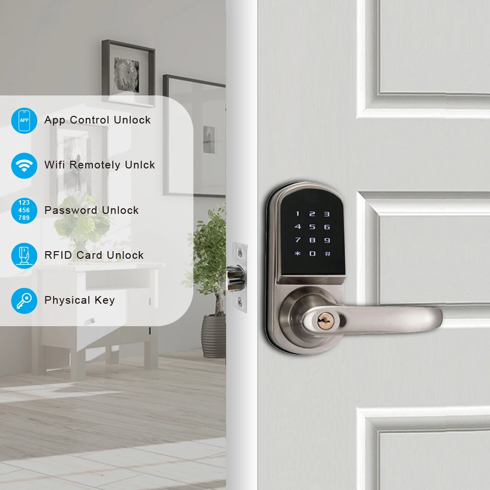 Airbnb Smart Home - Serratura Intelligente in Lega di Zinco