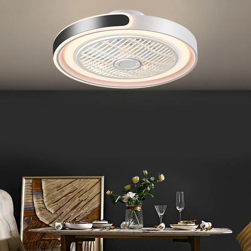 Smart Home Living Room - Moderno nuovo ventilatore intelligente luce soggiorno