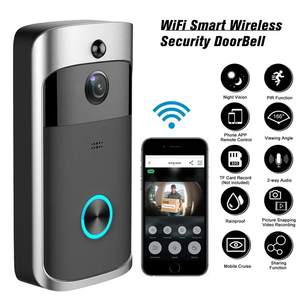 Smart Home Video Doorphone Ezviz - Campanello Wireless WIFI HD 720P per