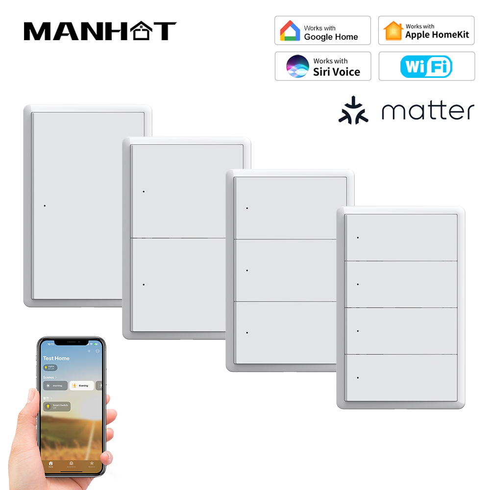 Tuya Wifi Socket - Interruttore Intelligente WiFi MANHOT Homekit Senza
