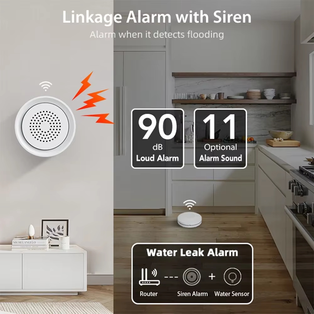 Wifi Water Sensor - BTLIFE - Rilevatore di Allagamenti con