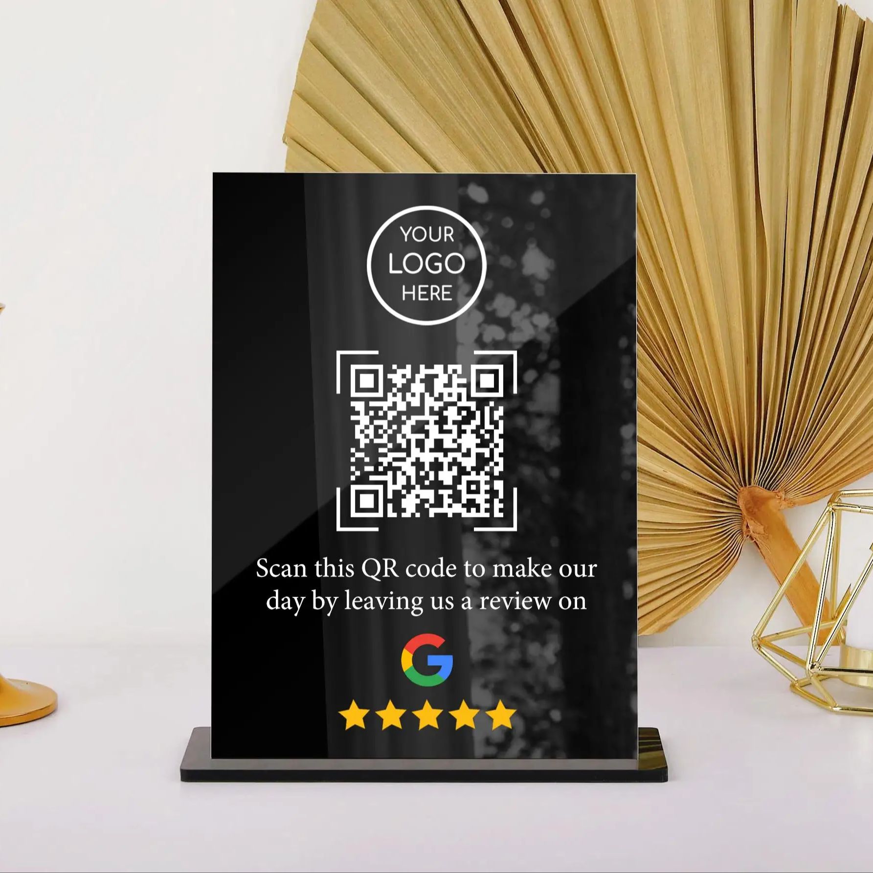 Airbnb Smart Home - Supporto in acrilico con codice QR