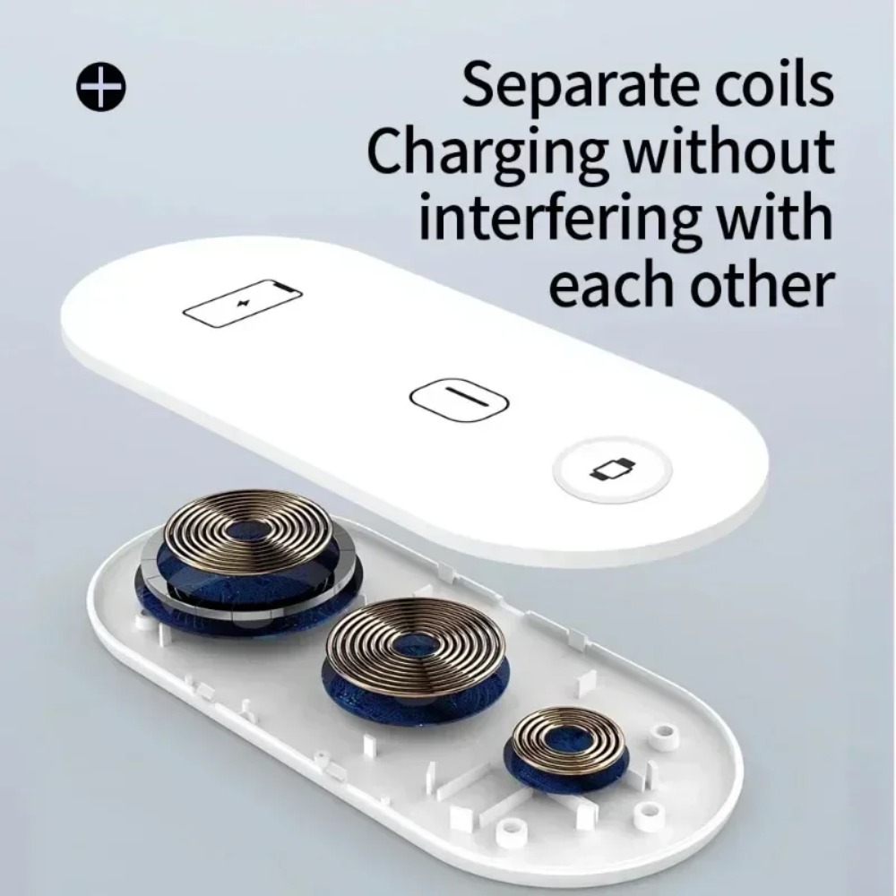 Smart Home Apple - Base di ricarica wireless 3-in-1, stazione