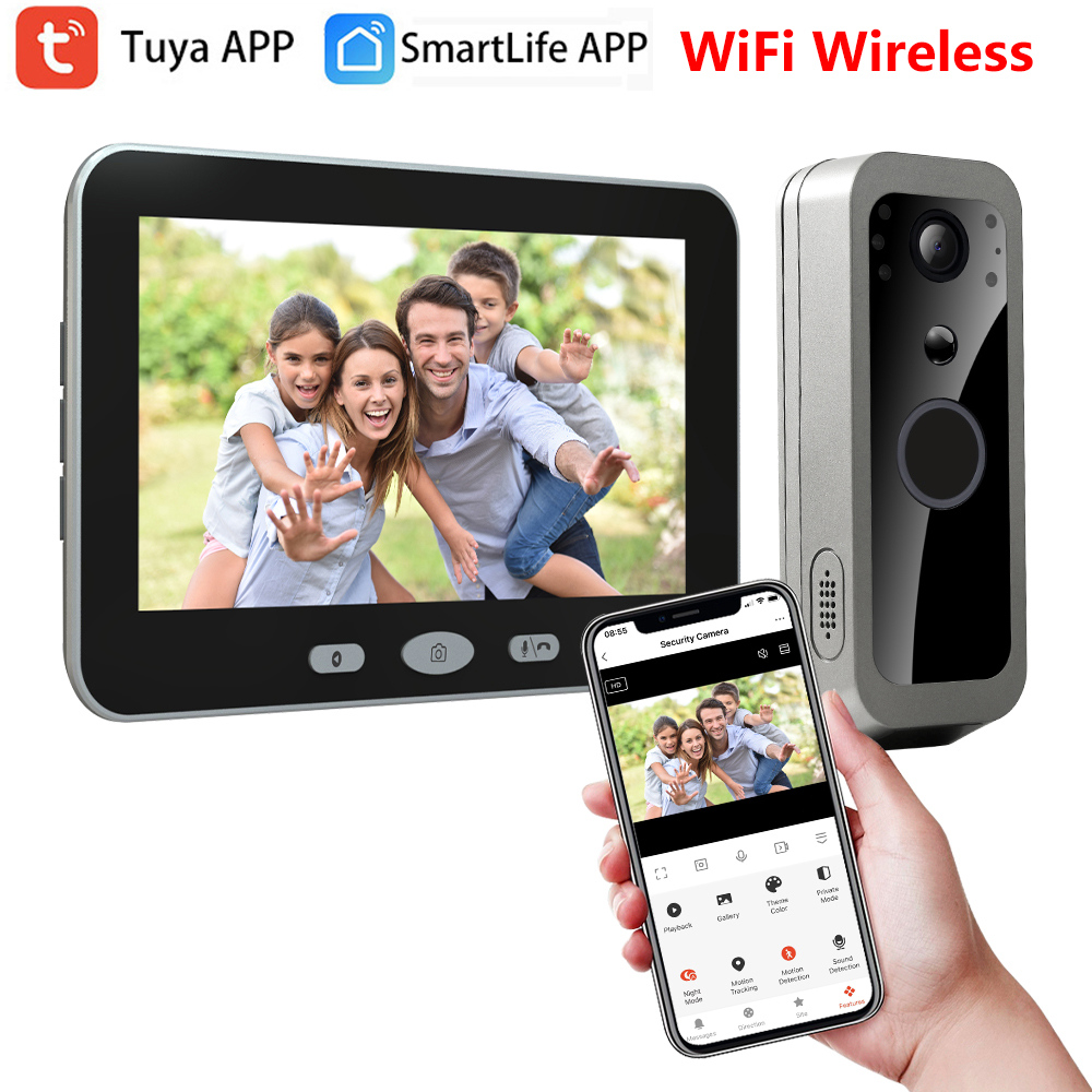 Smart Home Outdoor Camera - Videocitofono Wireless Tuya Smart Life 3MP