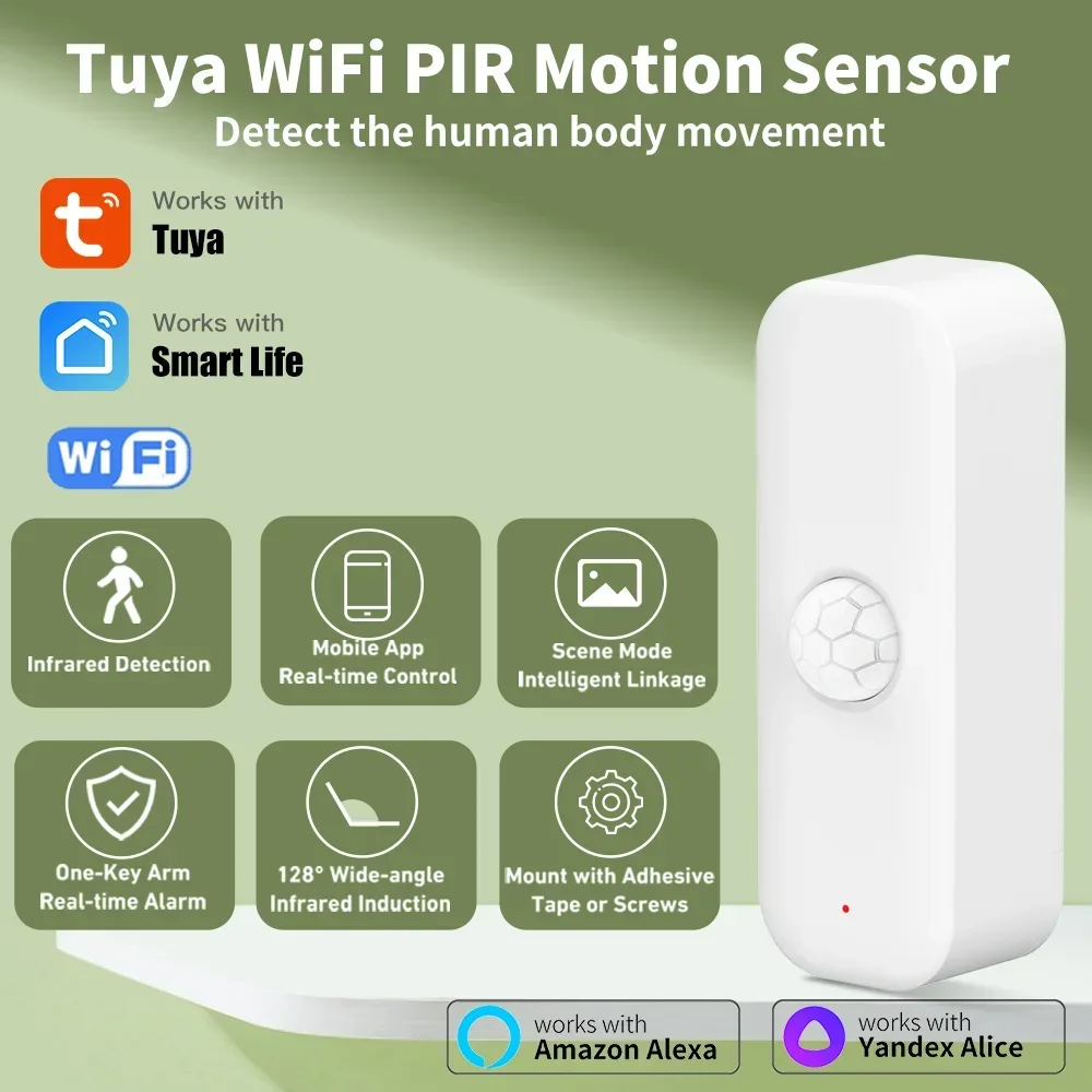 Smart Ir Remote Controller - Tuya WiFI Sensore di movimento PIR