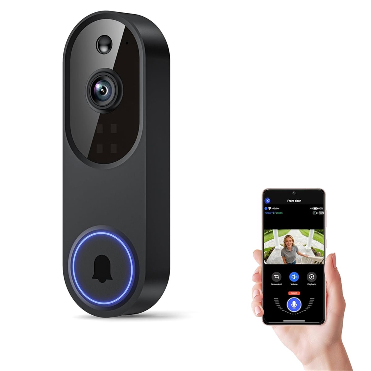 Campanello Video Wireless Wi-F - Video Doorbell recensione e prezzo