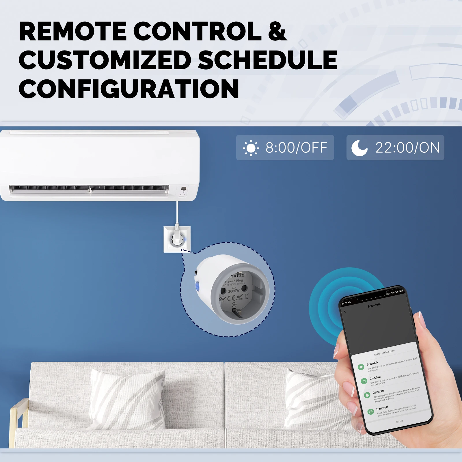 MOES Smart EU/US/UK Plug Matte - Smart Home Apple recensione e prezzo