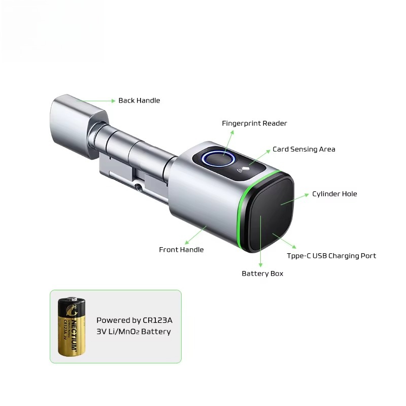 Tuya Wifi Smart Cylinder Door  - Airbnb Smart Home recensione e prezzo