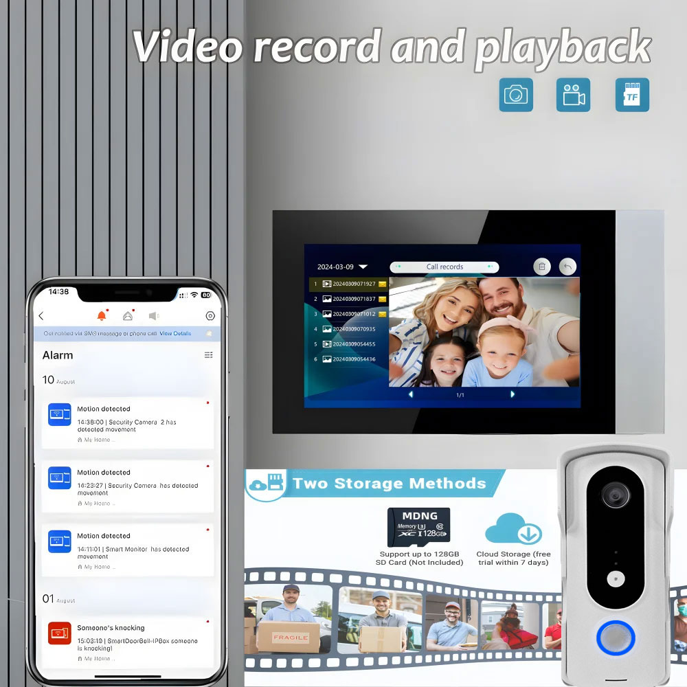 2 fili Smart Home Tuya Wifi 10 - Smart Home Video Doorphone Ezviz recensione e prezzo