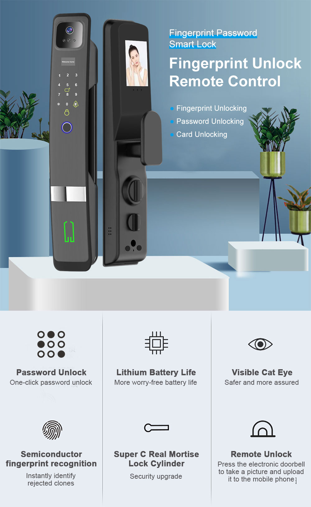 Tuya Wifi Impronta digitale 3D - Video Doorbell recensione e prezzo