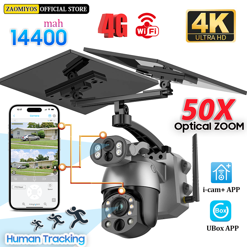 Telecamera solare 4K 50X ZOOM  - Smart Home Outdoor Camera recensione e prezzo