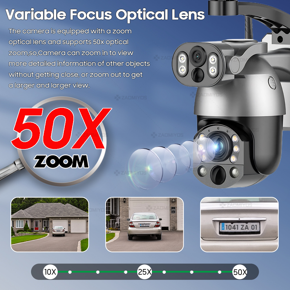 Telecamera solare 4K 50X ZOOM  - Smart Home Outdoor Camera recensione e prezzo