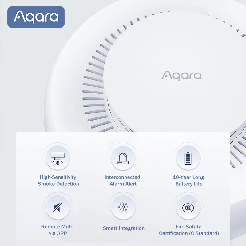 Sensore di Fumo Aqara Matter,  - Smart Home Hub Apple recensione e prezzo