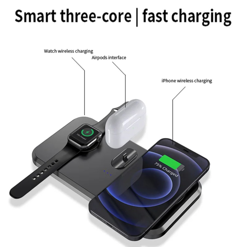 Base di Ricarica Wireless 3 in - Smart Home Apple recensione e prezzo