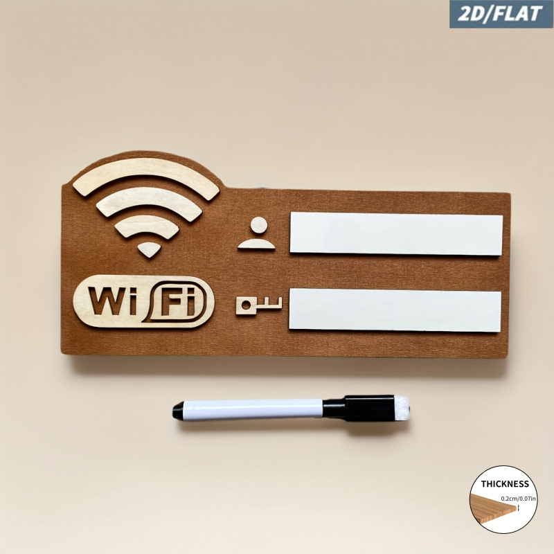 Targa in Legno 2D per Password - Airbnb Smart Home recensione e prezzo