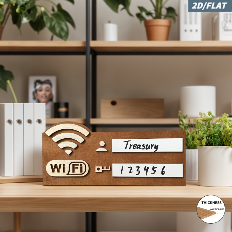Targa in Legno 2D per Password - Airbnb Smart Home recensione e prezzo