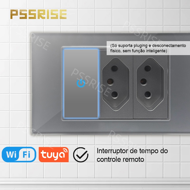PSSRISE Presa a Muro Grigia in - Tuya Wifi Socket recensione e prezzo