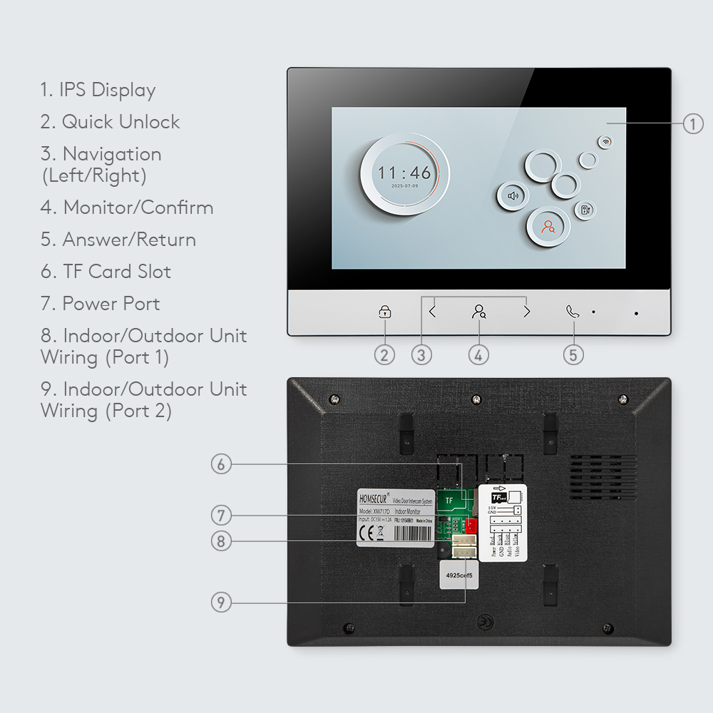 Monitor Interno WIFI Tuya Smar - Video Doorbell recensione e prezzo