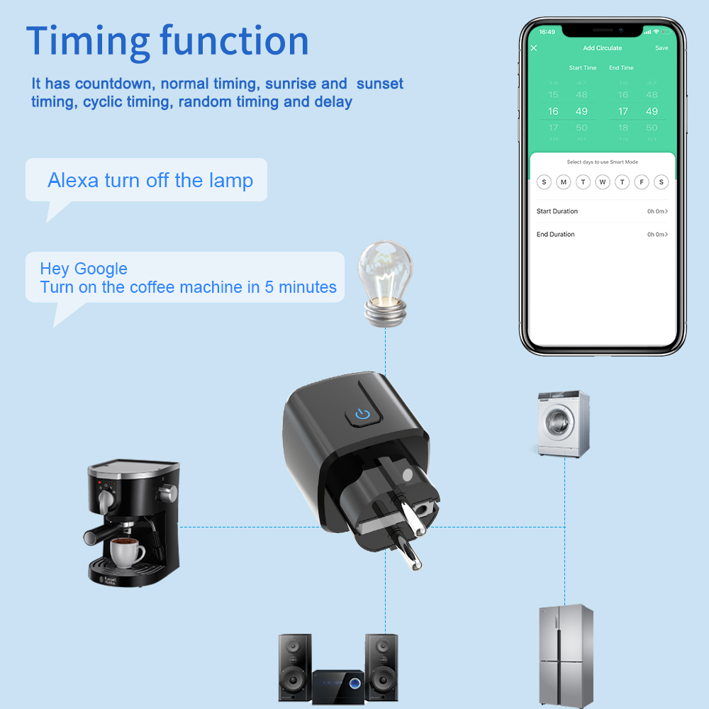 Presa Intelligente Tuya WiFi c - Tuya Wifi Socket recensione e prezzo