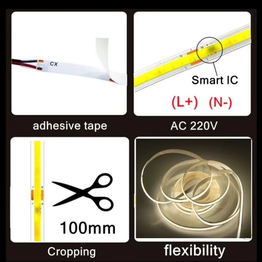 Striscia luminosa a LED COB da - Smart Home Living Room recensione e prezzo