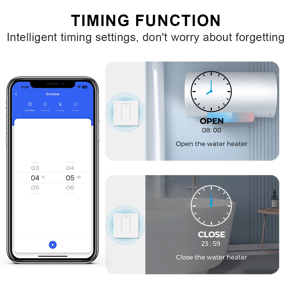 Interruttore scaldabagno intel - Smart Home Matter recensione e prezzo