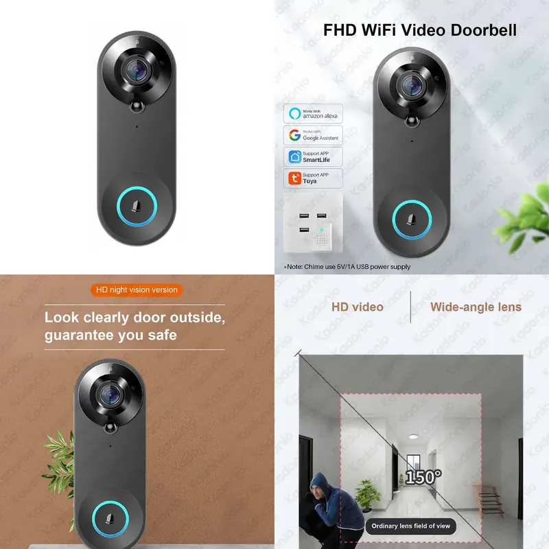 Campanello Video WiFi Kadonio  - Video Doorbell recensione e prezzo