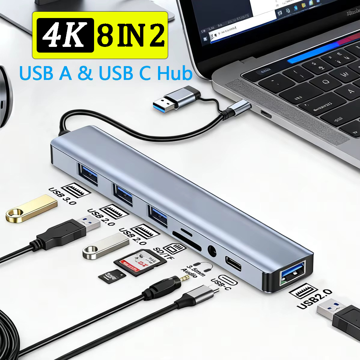 Hub USB C 8 in 2, Adattatore M - Smart Home Hub 2 recensione e prezzo