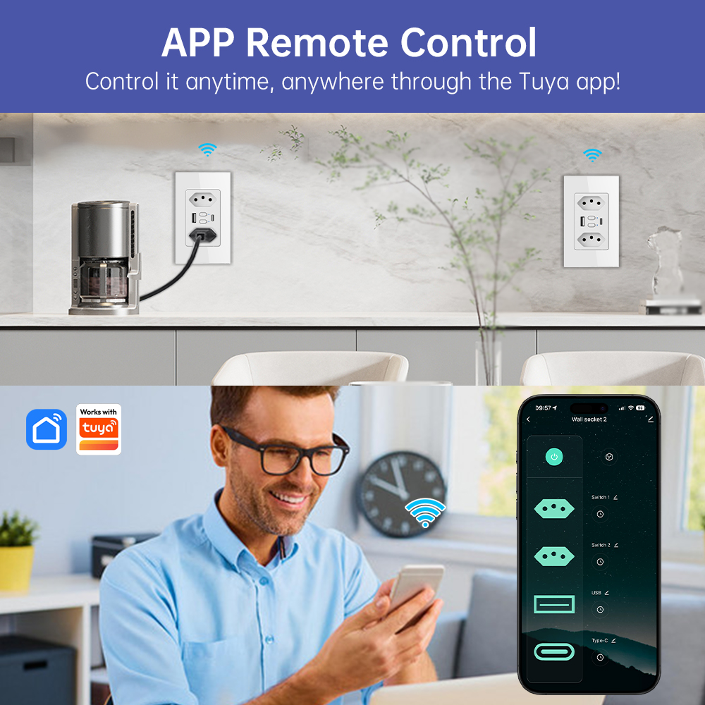 MANHOT Presa Intelligente Wi-F - Tuya Wifi Socket recensione e prezzo