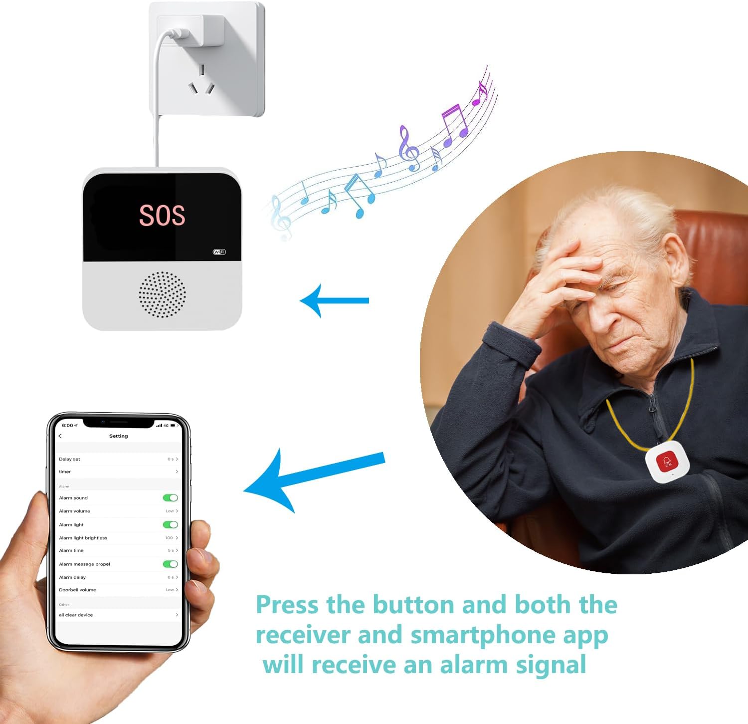 Cercapersone per anziani WiFi  - Tuya Wifi Socket recensione e prezzo